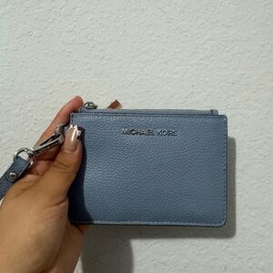 Michael Kors Slate Blue Card Wallet